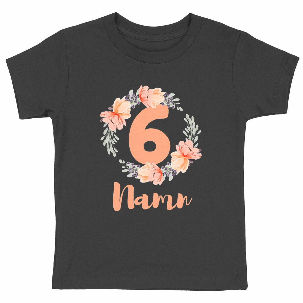Flower Flow Peach | Ekologisk Tee