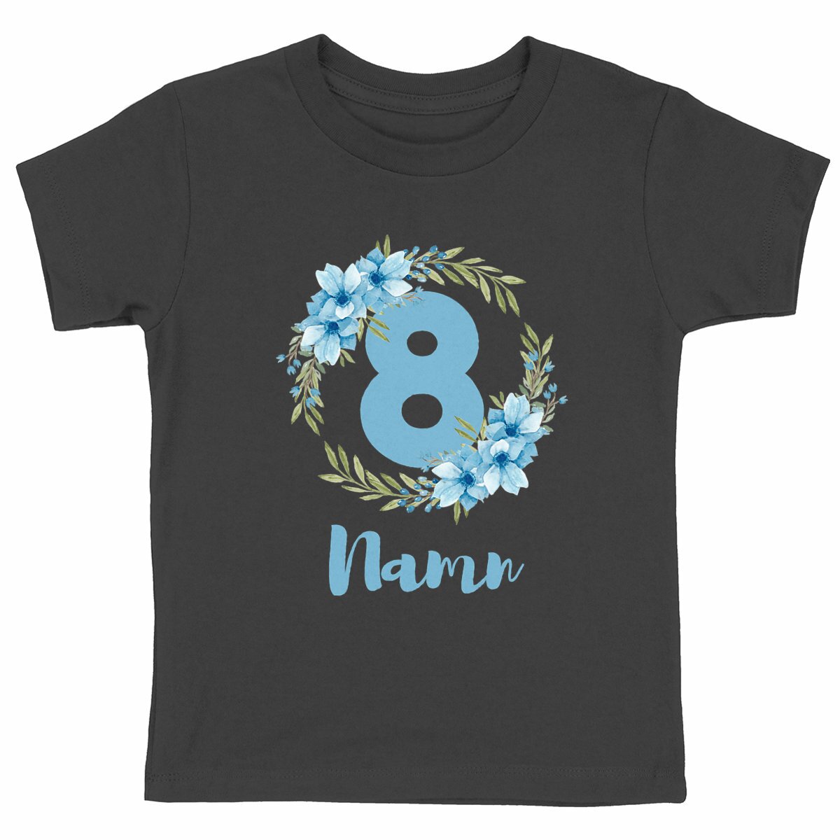 Flower Flow Blue | Ekologisk Tee