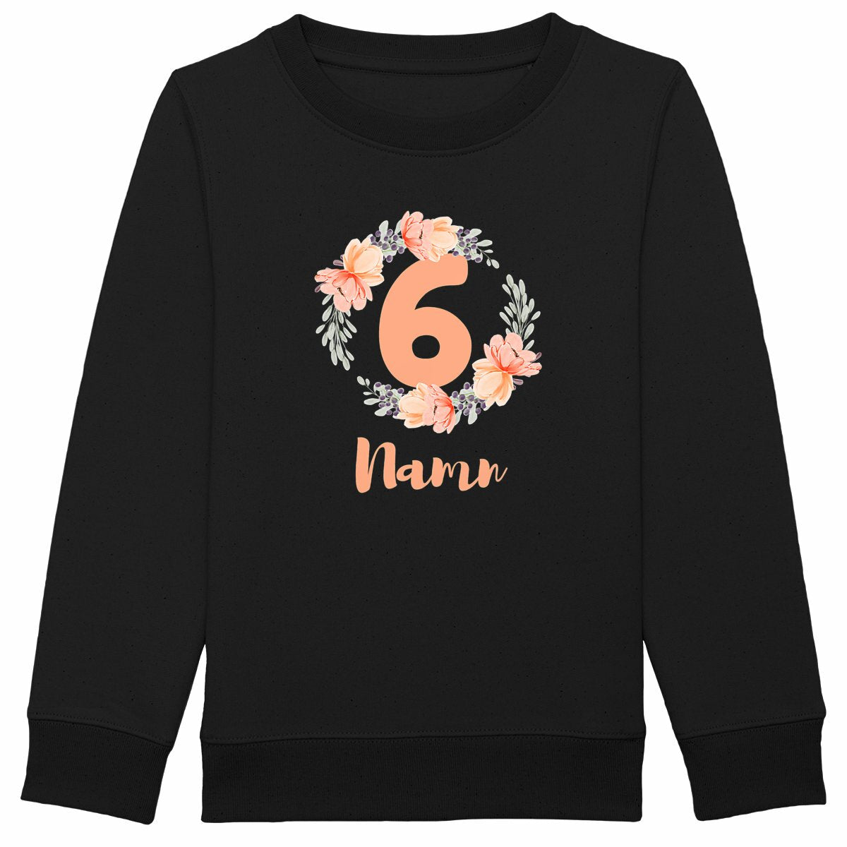 Flower Flow Peach | Ekologisk Tröja