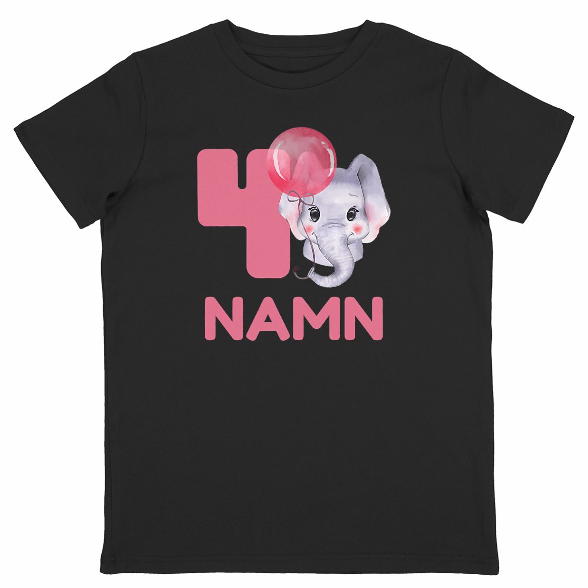 Cuddly Cute Elephant | 2-4 år | Ekologisk Tee