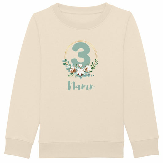 Flower Flow Green | Ekologisk Tröja