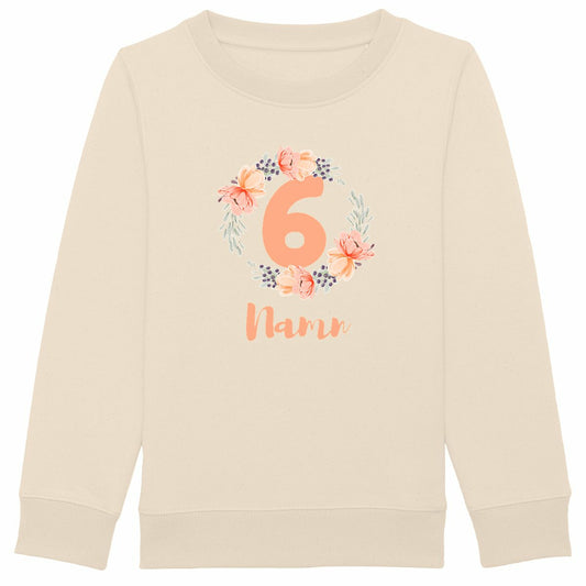 Flower Flow Peach | Ekologisk Tröja