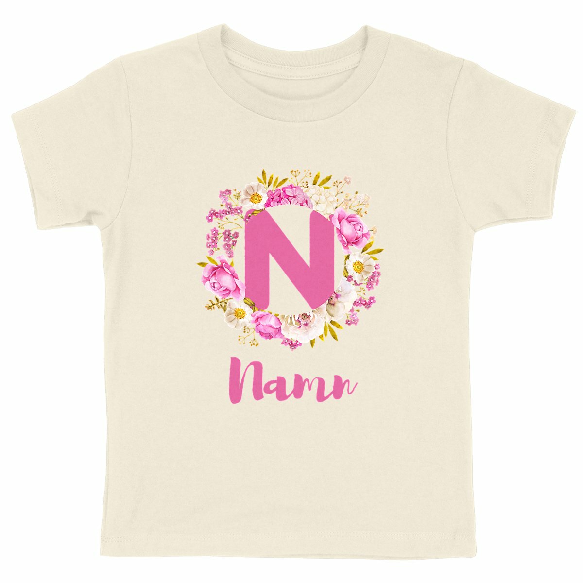 Flower Flow Pink | Ekologisk Tee