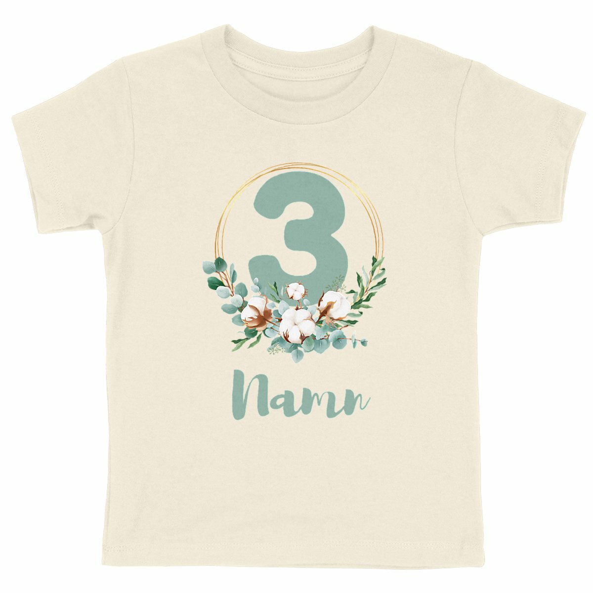 Flower Flow Green | Ekologisk Tee