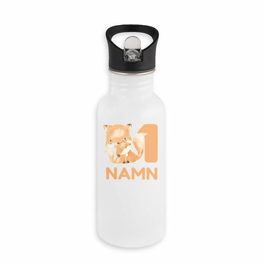 Cuddly Cute Fox | Hållbar Vattenflaska