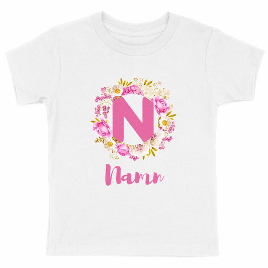 Flower Flow Pink | Ekologisk Tee