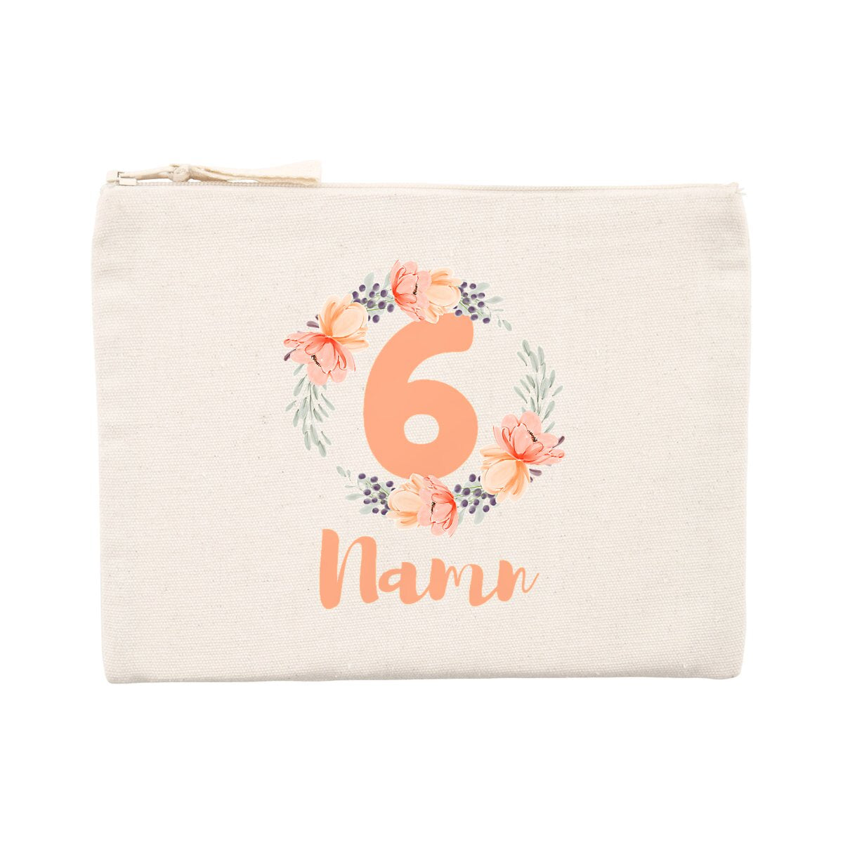 Flower Flow Peach | Återvunnet Pennfodral