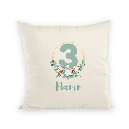 Flower Flow Green | Återvunnen Kudde