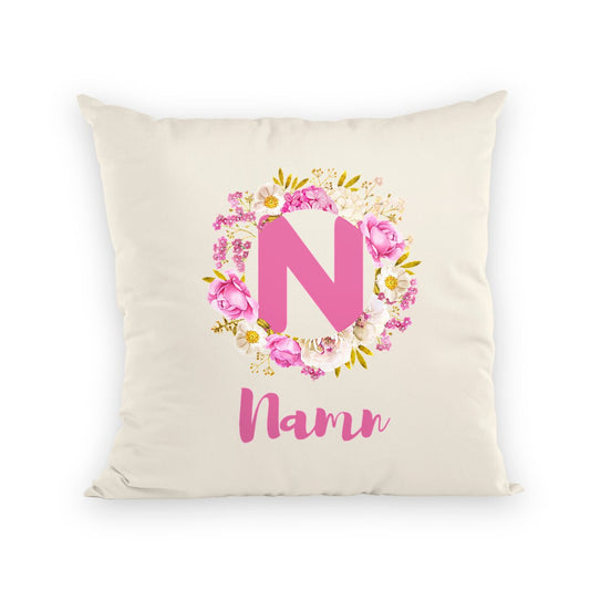 Flower Flow Pink | Ekologisk Kudde